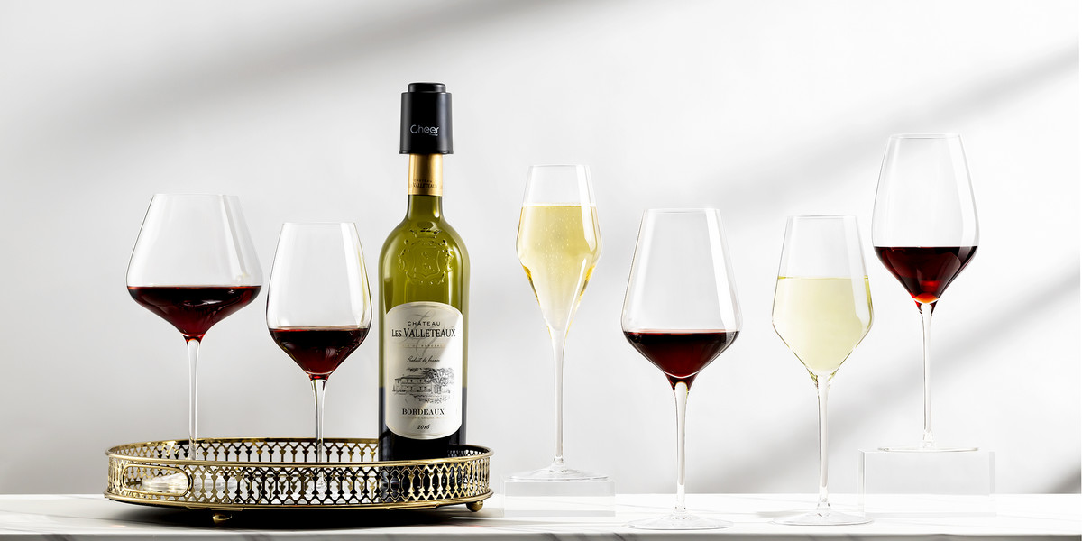 Cheer啟爾 歐洲進口系列水晶紅酒杯-勃艮第杯 波爾多杯 白葡萄酒 香檳杯